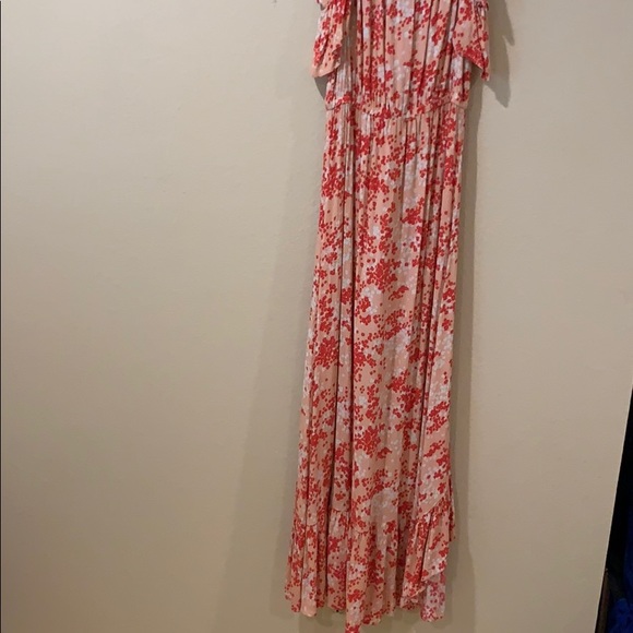 Vici coral/pink floral dress - Picture 7 of 8